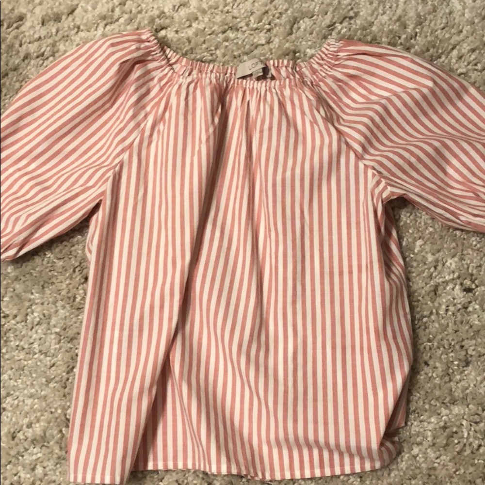 LOFT off the shoulder blouse